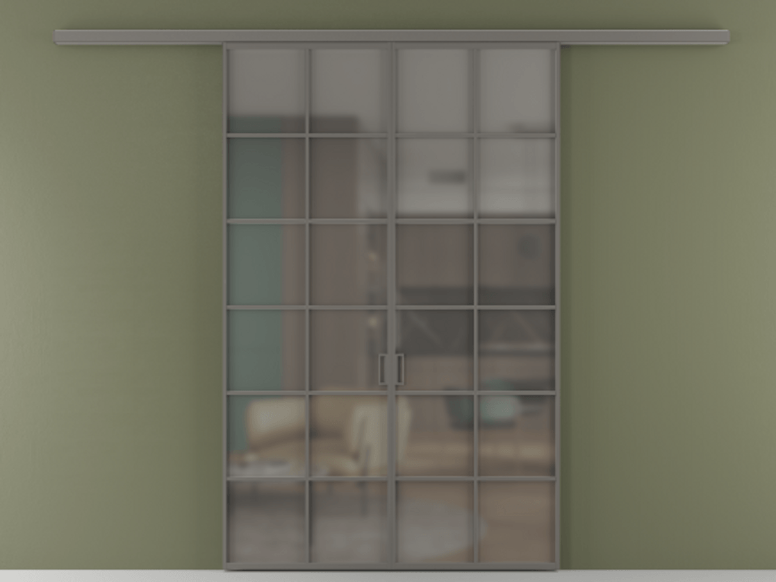 Перегородка Formato вдоль стены 2 створки АЛПР 040.05 Алюминий классический серый Сатинированное серое стекло, триплекс. Цена 1879416 ₸ 1. Полотно 2 шт. (800/2100 мм)
2. Комплект установки раздвижной системы
3. Базовый комплект фурнитуры
4.Ручка RONDO
. Фабрика дверей Волховец 8 (800) 551 43 19 Перегородка Formato вдоль стены 2 створки АЛПР 040.05 Алюминий классический серый Сатинированное серое стекло, триплекс Цена 1879416 ₸ | Volhovec