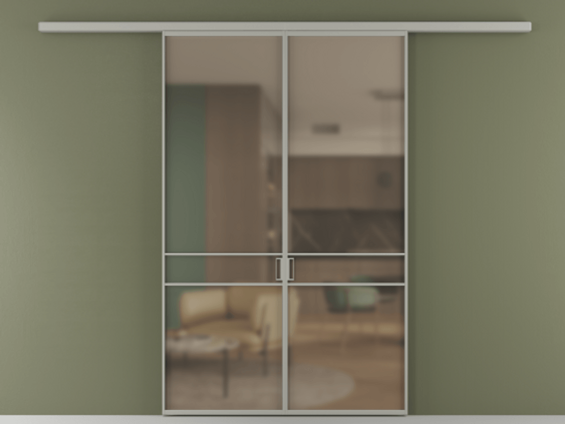 Перегородка Формато вдоль стены 2 створки АЛПР 040.02 Алюминий нейтральный серый Сатинированное бронзовое стекло, триплекс. Цена 1477602 ₸ 1. Полотно 2 шт. (800/2100 мм)
2. Комплект установки раздвижной системы
3. Базовый комплект фурнитуры
4.Ручка Рондо. Фабрика дверей Волховец 8 (800) 551 43 19 Перегородка Формато вдоль стены 2 створки АЛПР 040.02 Алюминий нейтральный серый Сатинированное бронзовое стекло, триплекс Цена 1477602 ₸ | Volhovec