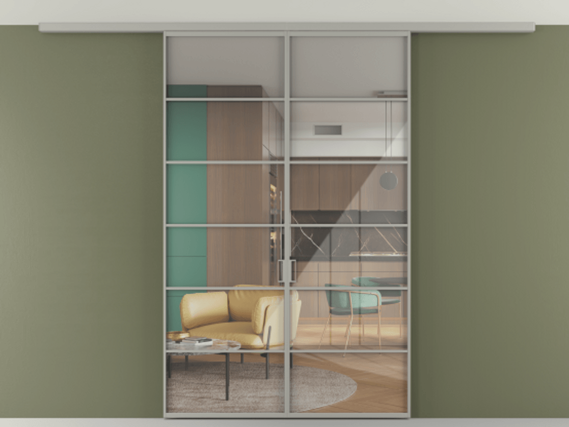 Перегородка Формато вдоль стены на потолок 2 створки АЛПР 040.04 Алюминий нейтральный серый Рефлективное прозрачное стекло "Стопсол", калёное. Цена 1973765 ₸ 1. Полотно 2 шт. (800/2100 мм)
2. Комплект установки раздвижной системы
3. Базовый комплект фурнитуры
4.Ручка Рондо. Фабрика дверей Волховец 8 (800) 551 43 19 Перегородка Формато вдоль стены на потолок 2 створки АЛПР 040.04 Алюминий нейтральный серый Рефлективное прозрачное стекло "Стопсол", калёное Цена 1973765 ₸ | Volhovec