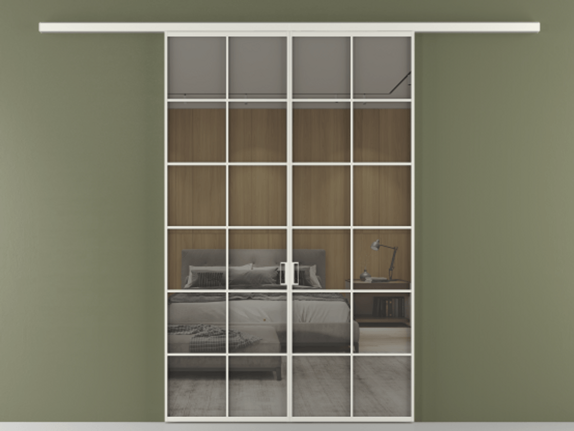 Перегородка Formato вдоль стены 2 створки АЛПР 040.05 Алюминий серый Рефлективное серое стекло "Stopsol", калёное. Цена 2000376 ₸ 1. Полотно 2 шт. (800/2100 мм)
2. Комплект установки раздвижной системы
3. Базовый комплект фурнитуры
4.Ручка RONDO
. Фабрика дверей Волховец 8 (800) 551 43 19 Перегородка Formato вдоль стены 2 створки АЛПР 040.05 Алюминий серый Рефлективное серое стекло "Stopsol", калёное Цена 2000376 ₸ | Volhovec