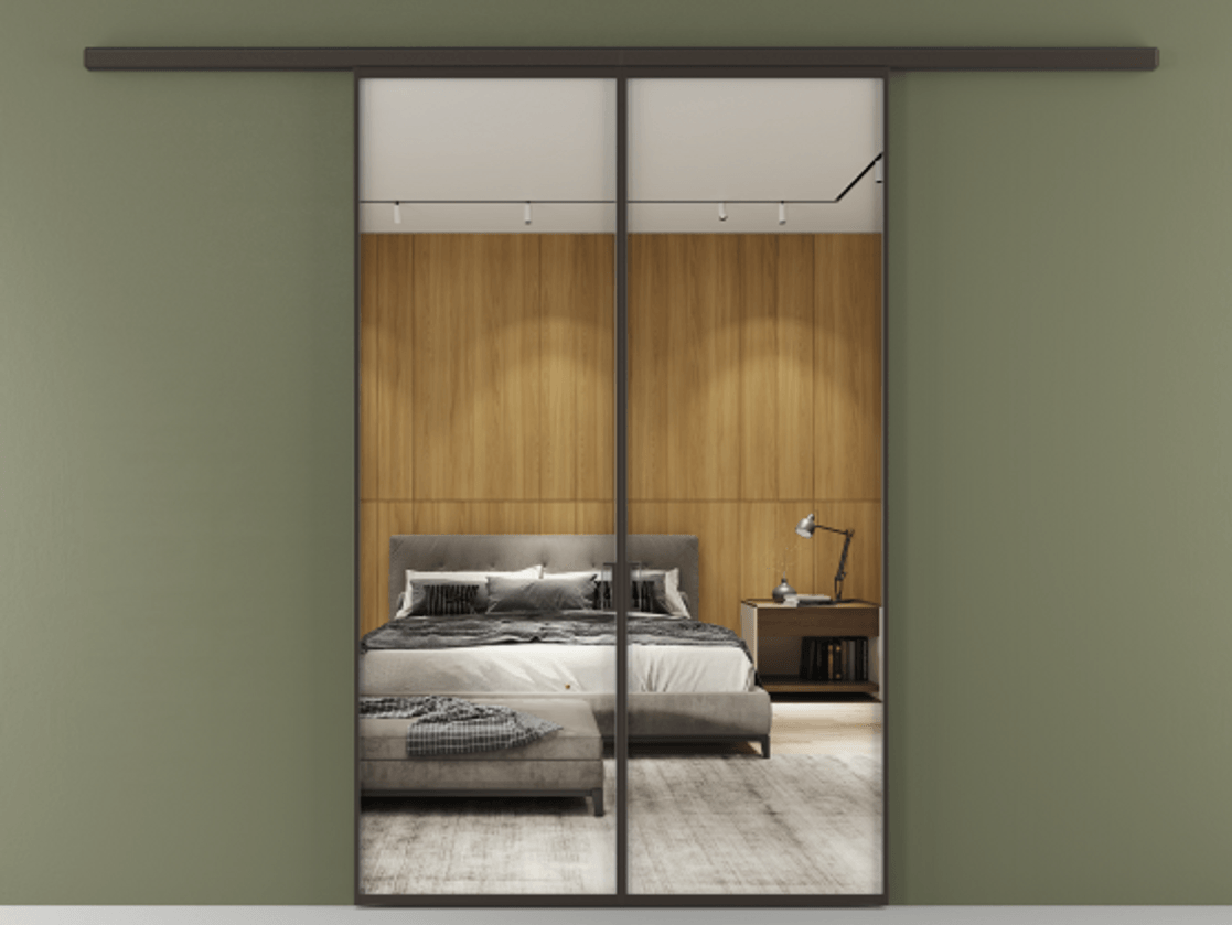 Перегородка Formato вдоль стены 2 створки АЛПР 040.01 Алюминий антрацит Двустороннее зеркало, триплекс , триплекс 6 мм. Цена 1679832 ₸ 1. Полотно 2 шт. (800/2100 мм)
2. Комплект установки раздвижной системы
3. Базовый комплект фурнитуры
4.Ручка RONDO
. Фабрика дверей Волховец 8 (800) 551 43 19 Перегородка Formato вдоль стены 2 створки АЛПР 040.01 Алюминий антрацит Двустороннее зеркало, триплекс , триплекс 6 мм Цена 1679832 ₸ | Volhovec