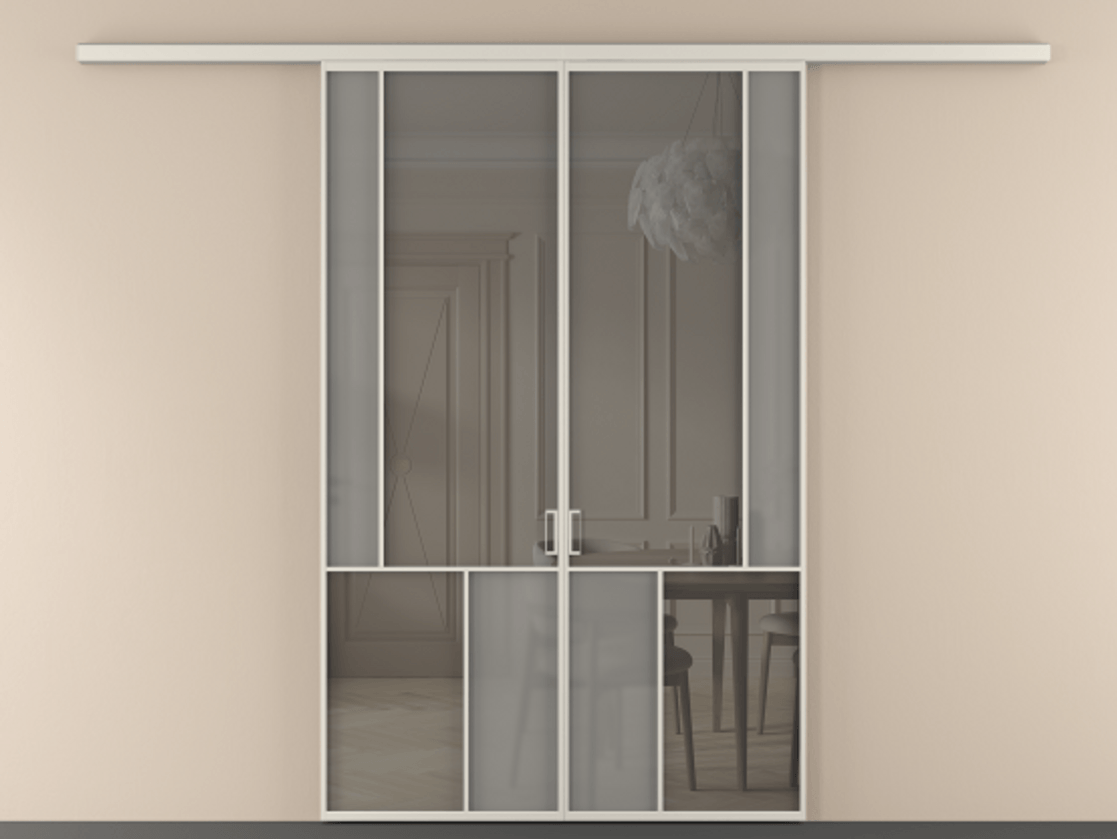 Перегородка Мозаик вдоль стены 2 створки АЛПР 041.21 Алюминий облачно-серый Сатинированное серое стекло, триплекс, 6 мм + Прозрачное серое стекло, триплекс. Цена 2002342 ₸ . Фабрика дверей Волховец 8 (800) 551 43 19 Перегородка Мозаик вдоль стены 2 створки АЛПР 041.21 Алюминий облачно-серый Сатинированное серое стекло, триплекс, 6 мм + Прозрачное серое стекло, триплекс Цена 2002342 ₸ | Volhovec