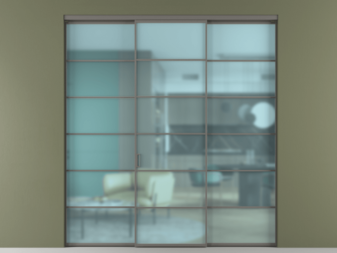 Перегородка Formato внутри проёма 3 створки АЛПР 040.04 Алюминий классический серый Сатинированное голубое стекло, триплекс. Цена 1667700 ₸ 1. Полотно 3 шт. (800/2100 мм)
2. Комплект установки раздвижной системы
3. Базовый комплект фурнитуры
4.Ручка RONDO. Фабрика дверей Волховец 8 (800) 551 43 19 Перегородка Formato внутри проёма 3 створки АЛПР 040.04 Алюминий классический серый Сатинированное голубое стекло, триплекс Цена 1667700 ₸ | Volhovec