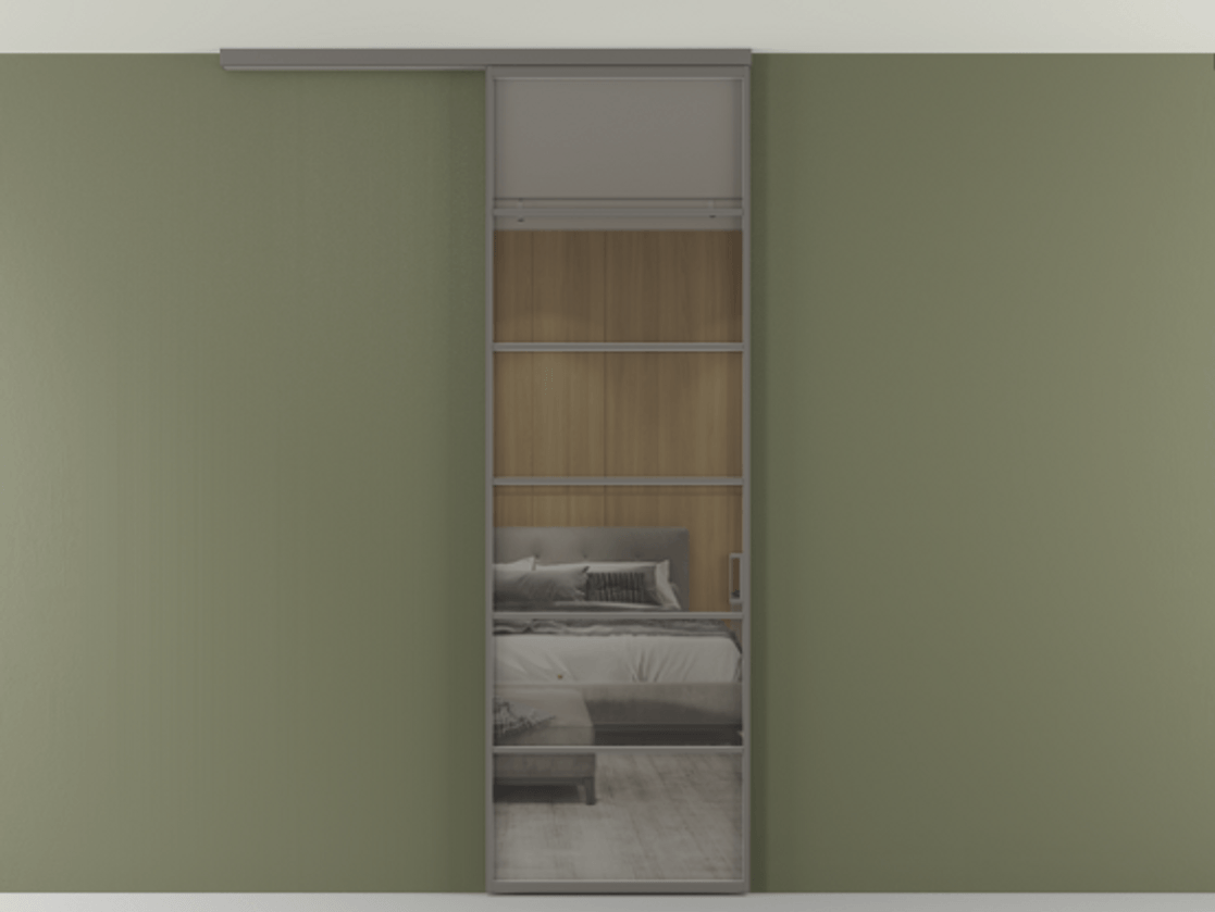 Перегородка Формато вдоль стены на потолок 1 створка АЛПР 040.04 Алюминий классический серый Рефлективное серое стекло "Стопсол", калёное. Цена 863745 ₸ 1. Полотно 2 шт. (800/2100 мм)
2. Комплект установки раздвижной системы
3. Базовый комплект фурнитуры
4.Ручка Рондо. Фабрика дверей Волховец 8 (800) 551 43 19 Перегородка Формато вдоль стены на потолок 1 створка АЛПР 040.04 Алюминий классический серый Рефлективное серое стекло "Стопсол", калёное Цена 863745 ₸ | Volhovec