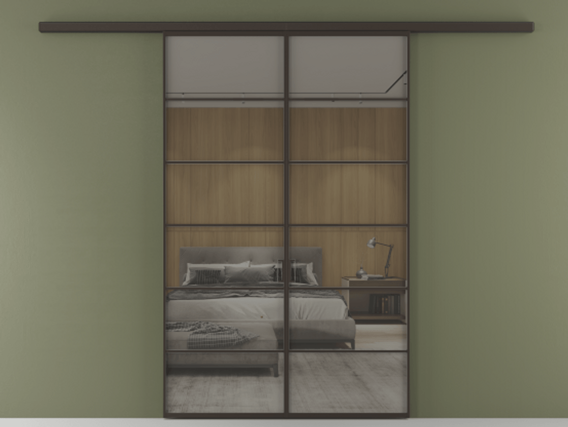 Перегородка Formato вдоль стены 2 створки АЛПР 040.04 Алюминий антрацит Рефлективное серое стекло "Stopsol", калёное. Цена 2000376 ₸ 1. Полотно 2 шт. (800/2100 мм)
2. Комплект установки раздвижной системы
3. Базовый комплект фурнитуры
4.Ручка RONDO
. Фабрика дверей Волховец 8 (800) 551 43 19 Перегородка Formato вдоль стены 2 створки АЛПР 040.04 Алюминий антрацит Рефлективное серое стекло "Stopsol", калёное Цена 2000376 ₸ | Volhovec