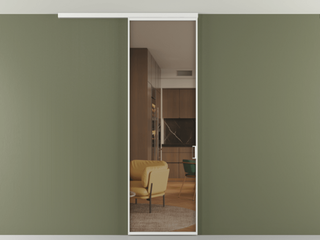 Перегородка Формато вдоль стены на потолок 1 створка АЛПР 040.01 Алюминий белоснежный Прозрачное бронзовое стекло, триплекс. Цена 698567 ₸ 1. Полотно 2 шт. (800/2100 мм)
2. Комплект установки раздвижной системы
3. Базовый комплект фурнитуры
4.Ручка Рондо. Фабрика дверей Волховец 8 (800) 551 43 19 Перегородка Формато вдоль стены на потолок 1 створка АЛПР 040.01 Алюминий белоснежный Прозрачное бронзовое стекло, триплекс Цена 698567 ₸ | Volhovec