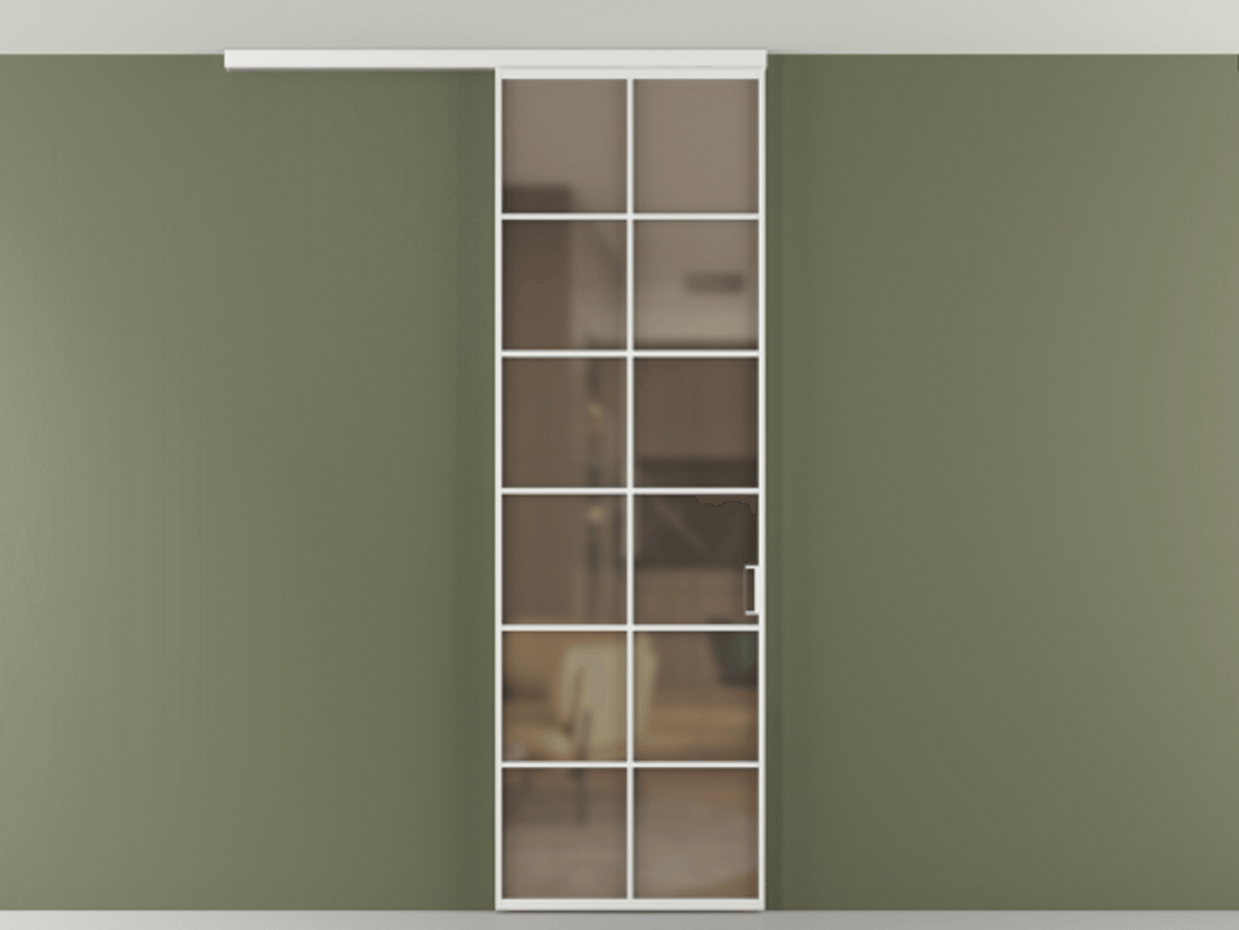 Перегородка Формато вдоль стены на потолок 1 створка АЛПР 040.05 Алюминий белоснежный Сатинированное бронзовое стекло, триплекс. Цена 815361 ₸ 1. Полотно 2 шт. (800/2100 мм)
2. Комплект установки раздвижной системы
3. Базовый комплект фурнитуры
4.Ручка Рондо. Фабрика дверей Волховец 8 (800) 551 43 19 Перегородка Формато вдоль стены на потолок 1 створка АЛПР 040.05 Алюминий белоснежный Сатинированное бронзовое стекло, триплекс Цена 815361 ₸ | Volhovec