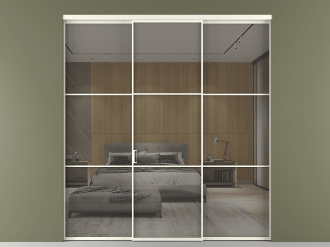 Перегородка Формато внутри проёма 3 створки АЛПР 040.03 Алюминий жемчужный Рефлективное серое стекло "Стопсол", калёное. Цена 2401056 ₸ 1. Полотно 3 шт. (800/2100 мм)
2. Комплект установки раздвижной системы
3. Базовый комплект фурнитуры
4.Ручка Рондо. Фабрика дверей Волховец 8 (800) 551 43 19 Перегородка Формато внутри проёма 3 створки АЛПР 040.03 Алюминий жемчужный Рефлективное серое стекло "Стопсол", калёное Цена 2401056 ₸ | Volhovec