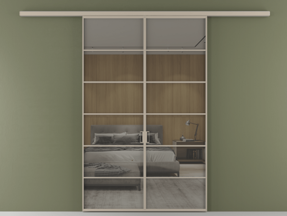 Перегородка Формато вдоль стены 2 створки АЛПР 040.04 Алюминий бисквитный Рефлективное серое стекло "Стопсол", калёное. Цена 2000376 ₸ 1. Полотно 2 шт. (800/2100 мм)
2. Комплект установки раздвижной системы
3. Базовый комплект фурнитуры
4.Ручка Рондо. Фабрика дверей Волховец 8 (800) 551 43 19 Перегородка Формато вдоль стены 2 створки АЛПР 040.04 Алюминий бисквитный Рефлективное серое стекло "Стопсол", калёное Цена 2000376 ₸ | Volhovec