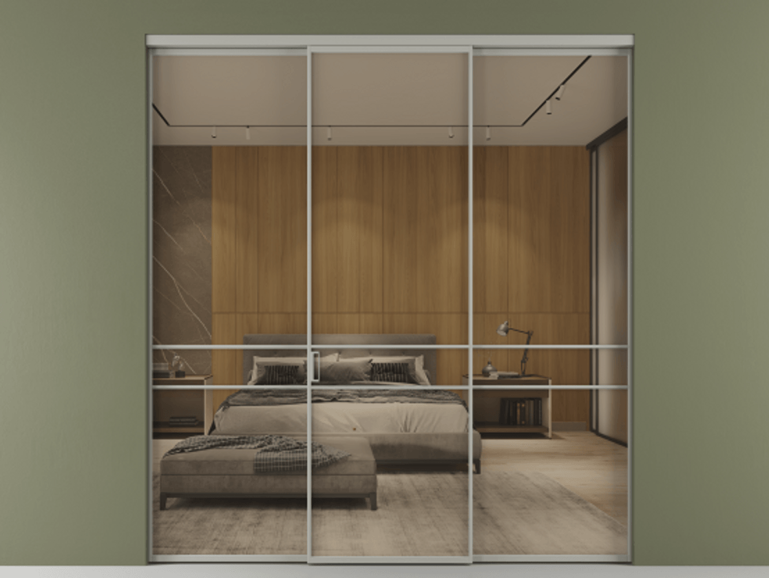 Перегородка Формато внутри проёма 3 створки АЛПР 040.02 Алюминий нейтральный серый Рефлективное бронзовое стекло "Стопсол", калёное. Цена 2401056 ₸ 1. Полотно 3 шт. (800/2100 мм)
2. Комплект установки раздвижной системы
3. Базовый комплект фурнитуры
4.Ручка Рондо. Фабрика дверей Волховец 8 (800) 551 43 19 Перегородка Формато внутри проёма 3 створки АЛПР 040.02 Алюминий нейтральный серый Рефлективное бронзовое стекло "Стопсол", калёное Цена 2401056 ₸ | Volhovec