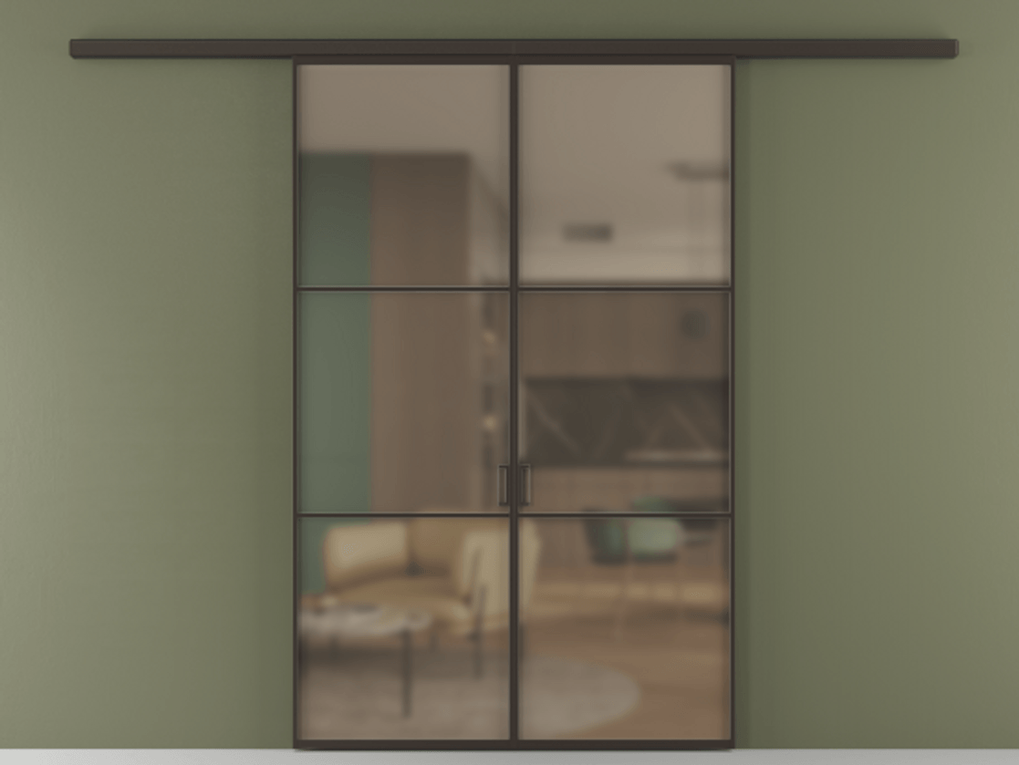 Перегородка Формато вдоль стены 2 створки АЛПР 040.03 Алюминий антрацит Сатинированное бронзовое стекло, триплекс. Цена 1477602 ₸ 1. Полотно 2 шт. (800/2100 мм)
2. Комплект установки раздвижной системы
3. Базовый комплект фурнитуры
4.Ручка Рондо. Фабрика дверей Волховец 8 (800) 551 43 19 Перегородка Формато вдоль стены 2 створки АЛПР 040.03 Алюминий антрацит Сатинированное бронзовое стекло, триплекс Цена 1477602 ₸ | Volhovec