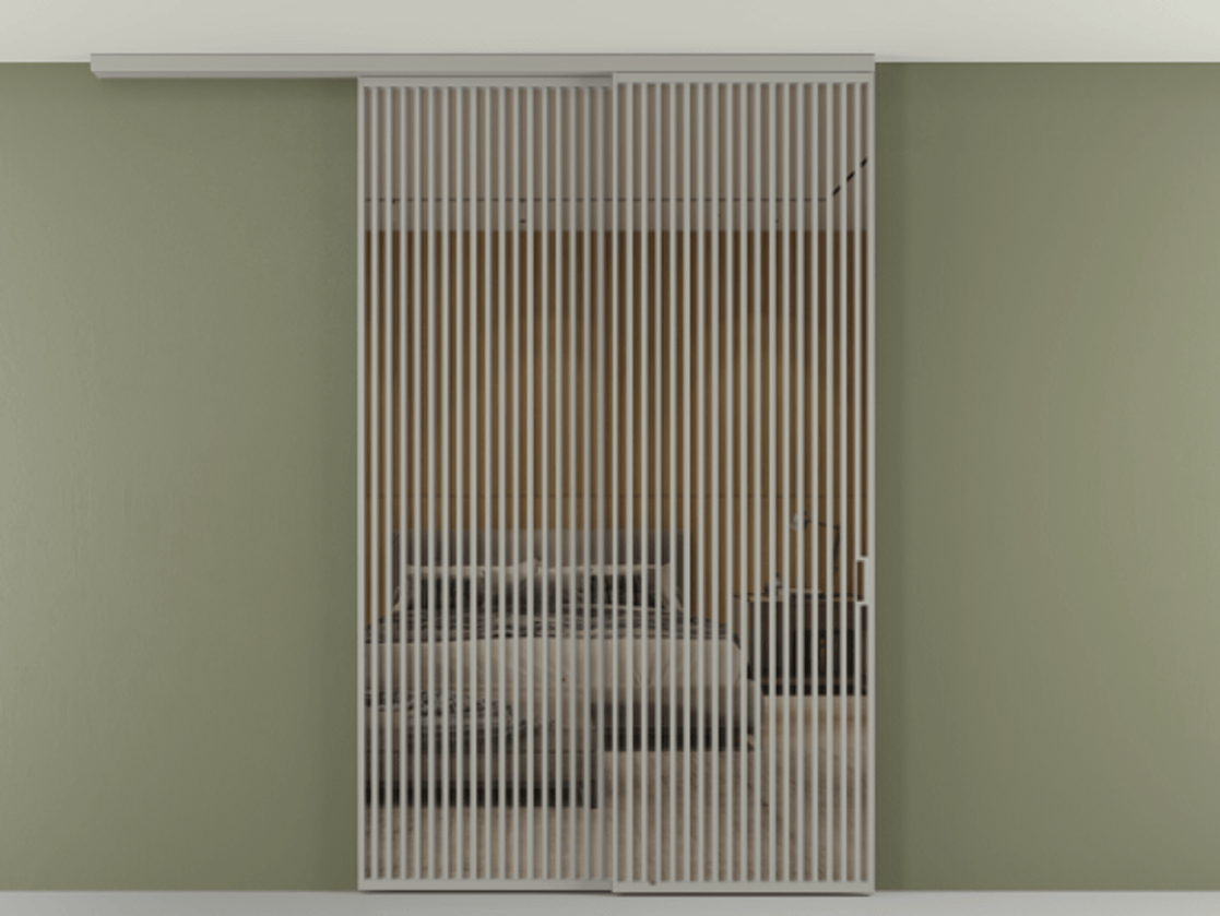 Перегородка Формато вдоль стены на потолок 2 створки с синхронным механизмом АЛПР 040.06 Алюминий нейтральный серый Рефлективное бронзовое стекло "Стопсол", калёное. Цена 3502215 ₸ 1. Полотно 2 шт. (800/2100 мм)
2. Комплект установки раздвижной системы
3. Базовый комплект фурнитуры
4.Ручка Рондо. Фабрика дверей Волховец 8 (800) 551 43 19 Перегородка Формато вдоль стены на потолок 2 створки с синхронным механизмом АЛПР 040.06 Алюминий нейтральный серый Рефлективное бронзовое стекло "Стопсол", калёное Цена 3502215 ₸ | Volhovec