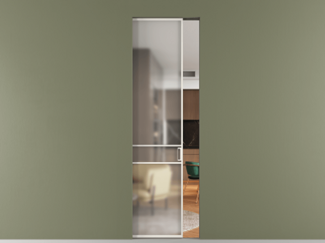 Перегородка Формато скрытый пенал 1 створка АЛПР 040.02 Алюминий пудровый белый Сатинированное стекло "Мателюкс Кристал Вижн", калёное, матовое, каленое 6 мм. Цена 1223057 ₸ . Фабрика дверей Волховец 8 (800) 551 43 19 Перегородка Формато скрытый пенал 1 створка АЛПР 040.02 Алюминий пудровый белый Сатинированное стекло "Мателюкс Кристал Вижн", калёное, матовое, каленое 6 мм Цена 1223057 ₸ | Volhovec