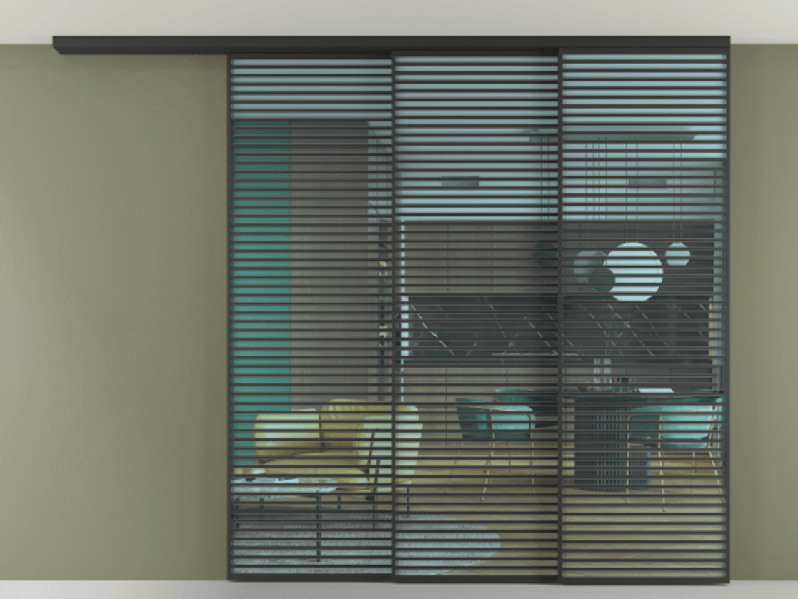 Перегородка Formato вдоль стены на потолок 3 створки с синхронным механизмом АЛПР 040.07 Алюминий Черный Прозрачное голубое стекло, триплекс. Скрытый короб ЧЕР Цена 3891700 ₸ 1. Полотно 2 шт. (800/2100 мм)
2. Комплект установки раздвижной системы
3. Базовый комплект фурнитуры
4.Ручка RONDO
. Фабрика дверей Волховец 8 (800) 551 43 19 Перегородка Formato вдоль стены на потолок 3 створки с синхронным механизмом АЛПР 040.07 Алюминий Черный Прозрачное голубое стекло, триплекс Цена 3891700 ₸ | Volhovec