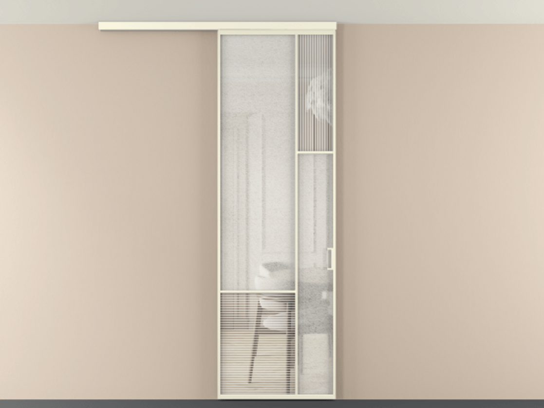 Перегородка Mosaic вдоль стены на потолок одностворчатая #VENDORCODE# #FURNISH# #GLASS# Цена #PRICE# #CURRENCY# | Volhovec