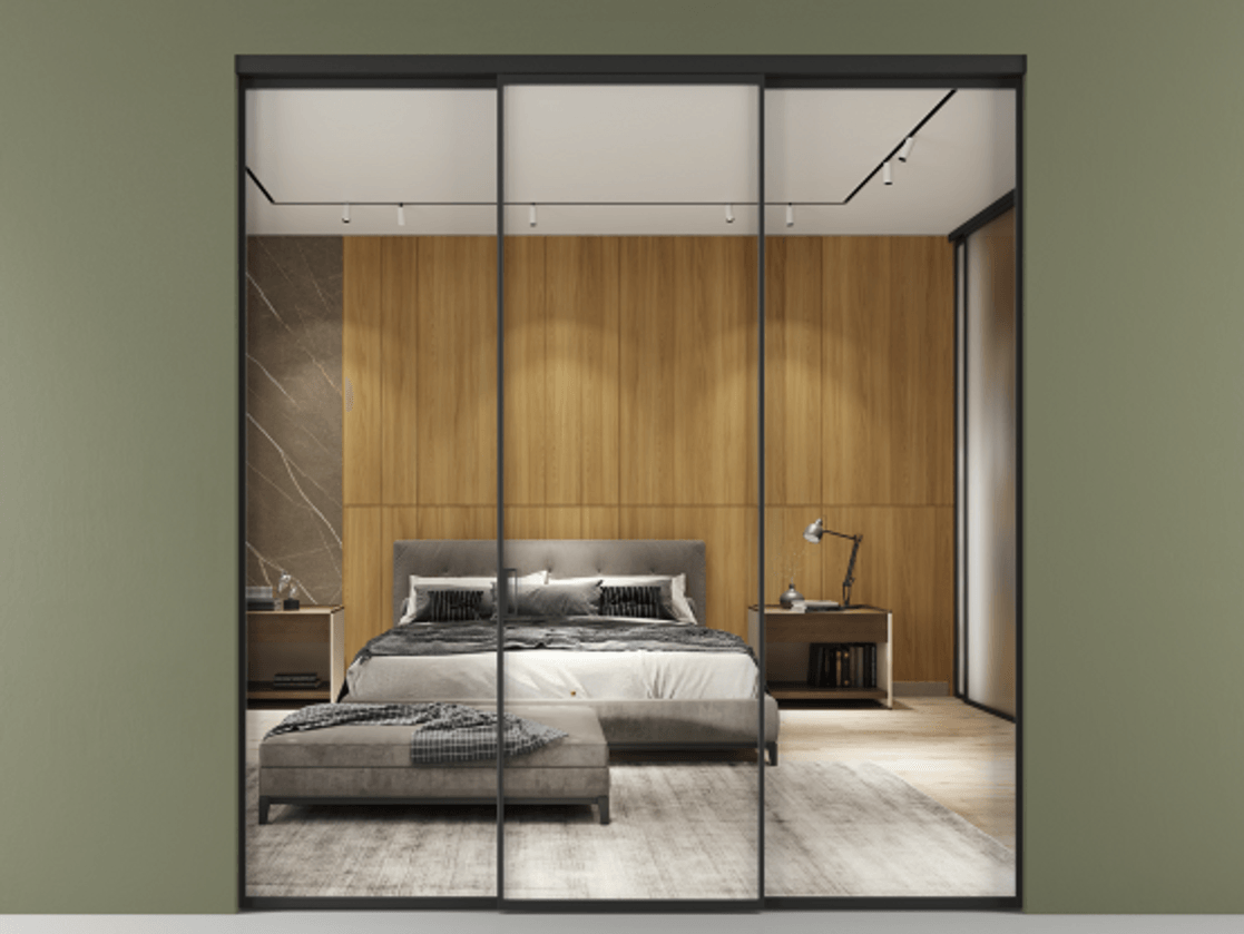 Перегородка Формато внутри проёма 3 створки АЛПР 040.01 Алюминий Черный Двустороннее зеркало, триплекс , триплекс 6 мм. Скрытый короб ЧЕР Цена 1635039 ₸ 1. Полотно 3 шт. (800/2100 мм)
2. Комплект установки раздвижной системы
3. Базовый комплект фурнитуры
4.Ручка Рондо. Фабрика дверей Волховец 8 (800) 551 43 19 Перегородка Формато внутри проёма 3 створки АЛПР 040.01 Алюминий Черный Двустороннее зеркало, триплекс , триплекс 6 мм Цена 1635039 ₸ | Volhovec