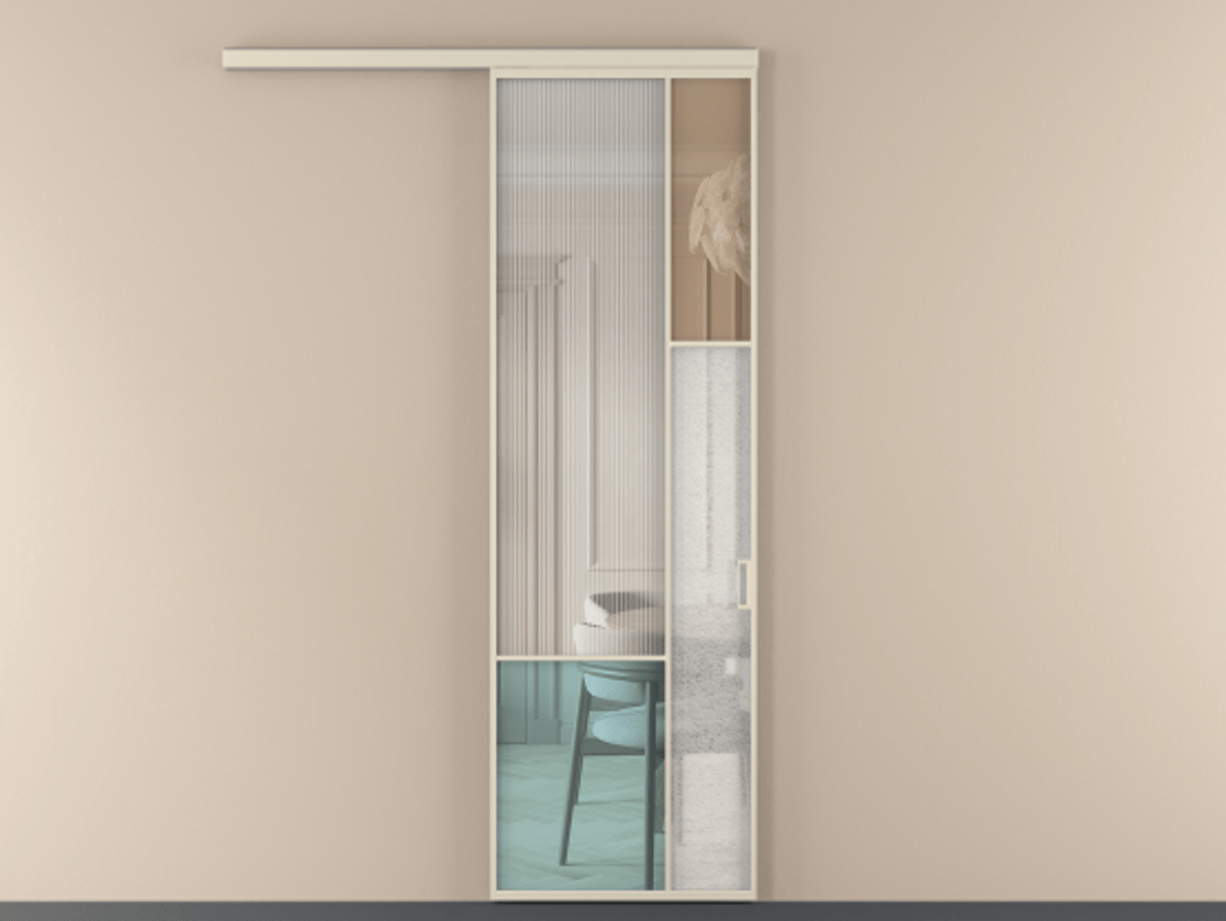 Перегородка Mosaic вдоль стены одностворчатая АЛПР 041.12 Алюминий бежево-серый Комбинация стекол Группы 1 и Группы 3. Цена 892500 ₸ . Фабрика дверей Волховец 8 (800) 551 43 19 Перегородка Mosaic вдоль стены одностворчатая АЛПР 041.12 Алюминий бежево-серый Комбинация стекол Группы 1 и Группы 3 Цена 892500 ₸ | Volhovec