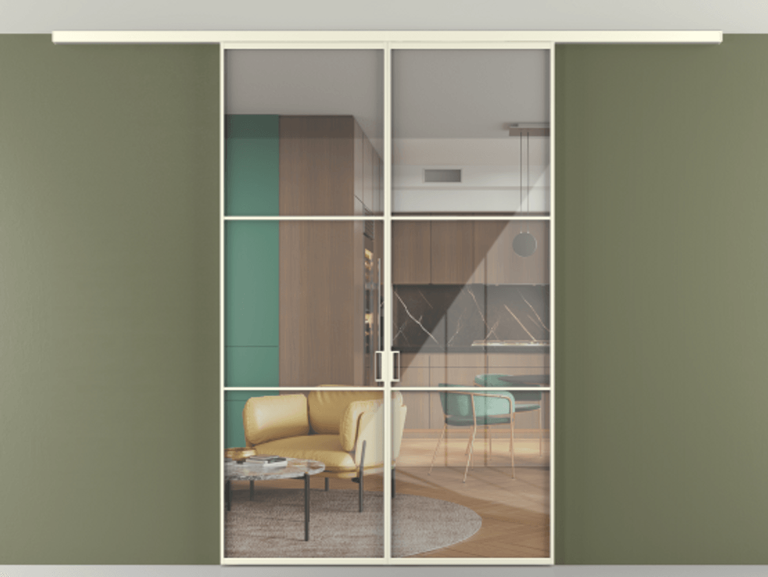 Перегородка Formato вдоль стены на потолок 2 створки АЛПР 040.03 Алюминий молочно-белый Рефлективное прозрачное стекло "Стопсол", калёное. Цена 1844035 ₸ 1. Полотно 2 шт. (800/2100 мм)
2. Комплект установки раздвижной системы
3. Базовый комплект фурнитуры
4.Ручка RONDO
. Фабрика дверей Волховец 8 (800) 551 43 19 Перегородка Formato вдоль стены на потолок 2 створки АЛПР 040.03 Алюминий молочно-белый Рефлективное прозрачное стекло "Стопсол", калёное Цена 1844035 ₸ | Volhovec