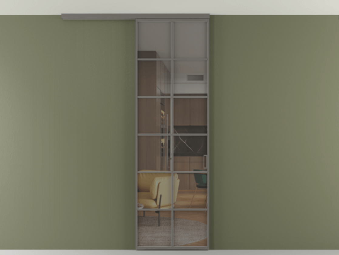 Перегородка Formato вдоль стены на потолок 1 створка АЛПР 040.05 Алюминий классический серый Прозрачное серое стекло, триплекс. Цена 780895 ₸ 1. Полотно 2 шт. (800/2100 мм)
2. Комплект установки раздвижной системы
3. Базовый комплект фурнитуры
4.Ручка RONDO
. Фабрика дверей Волховец 8 (800) 551 43 19 Перегородка Formato вдоль стены на потолок 1 створка АЛПР 040.05 Алюминий классический серый Прозрачное серое стекло, триплекс Цена 780895 ₸ | Volhovec