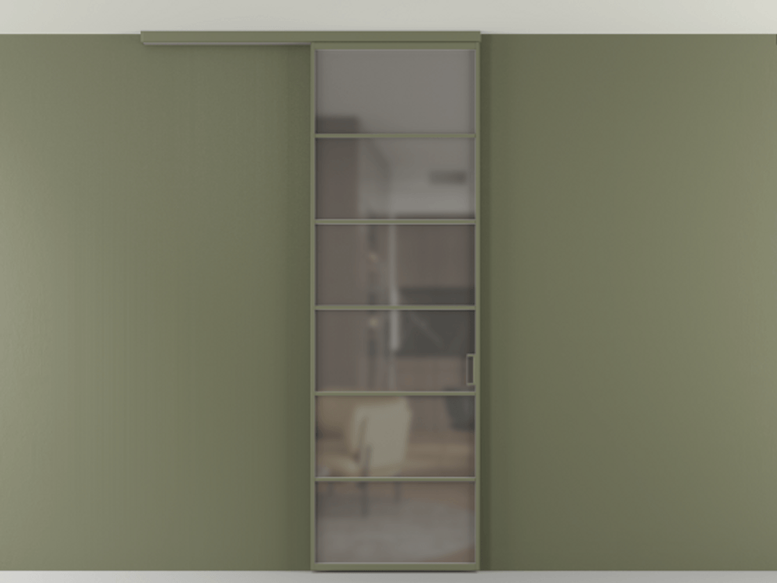 Перегородка Формато вдоль стены на потолок 1 створка АЛПР 040.04 Алюминий оливковый тёмный Сатинированное серое стекло, триплекс. Цена 815361 ₸ 1. Полотно 2 шт. (800/2100 мм)
2. Комплект установки раздвижной системы
3. Базовый комплект фурнитуры
4.Ручка Рондо. Фабрика дверей Волховец 8 (800) 551 43 19 Перегородка Формато вдоль стены на потолок 1 створка АЛПР 040.04 Алюминий оливковый тёмный Сатинированное серое стекло, триплекс Цена 815361 ₸ | Volhovec