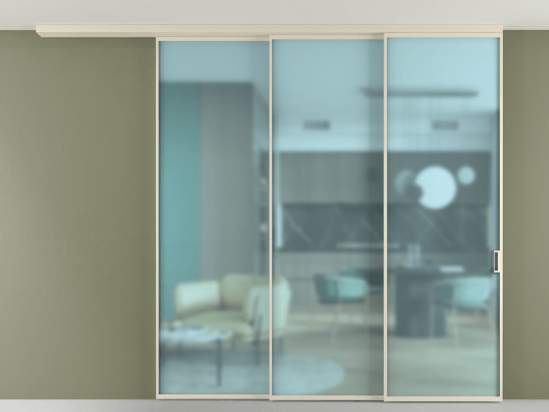 Перегородка Formato вдоль стены на потолок телескопик синхро 3 АЛПР 040.01 Алюминий бежево-серый Сатинированное голубое стекло, триплекс. Цена 2671400 ₸ 1. Полотно 2 шт. (800/2100 мм)
2. Комплект установки раздвижной системы
3. Базовый комплект фурнитуры
4.Ручка RONDO
. Фабрика дверей Волховец 8 (800) 551 43 19 Перегородка Formato вдоль стены на потолок телескопик синхро 3 АЛПР 040.01 Алюминий бежево-серый Сатинированное голубое стекло, триплекс Цена 2671400 ₸ | Volhovec