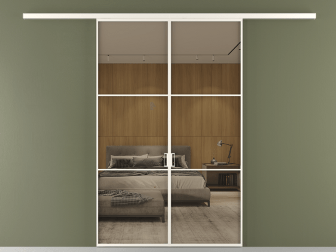 Перегородка Формато вдоль стены 2 створки АЛПР 040.03 Алюминий пудровый белый Рефлективное бронзовое стекло "Стопсол", калёное. Цена 1631146 ₸ 1. Полотно 2 шт. (800/2100 мм)
2. Комплект установки раздвижной системы
3. Базовый комплект фурнитуры
4.Ручка Рондо. Фабрика дверей Волховец 8 (800) 551 43 19 Перегородка Формато вдоль стены 2 створки АЛПР 040.03 Алюминий пудровый белый Рефлективное бронзовое стекло "Стопсол", калёное Цена 1631146 ₸ | Volhovec