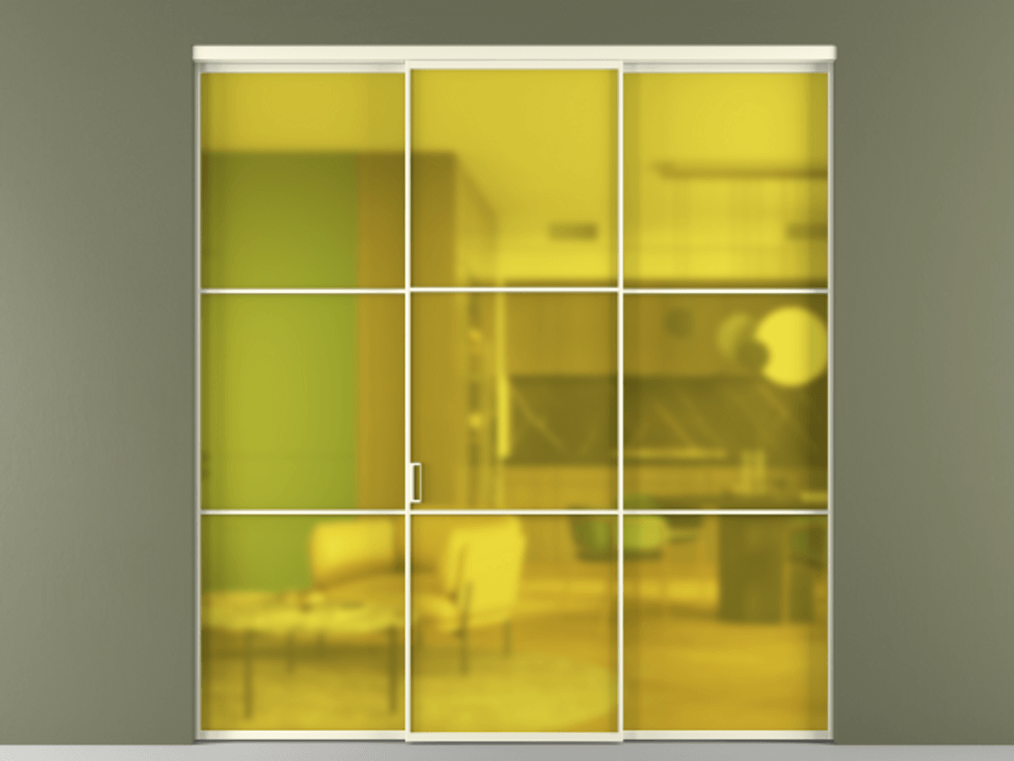 Перегородка Formato внутри проёма 3 створки АЛПР 040.03 Алюминий молочно-белый Сатинированное жёлтое стекло, триплекс. Цена 1550900 ₸ 1. Полотно 3 шт. (800/2100 мм)
2. Комплект установки раздвижной системы
3. Базовый комплект фурнитуры
4.Ручка RONDO. Фабрика дверей Волховец 8 (800) 551 43 19 Перегородка Formato внутри проёма 3 створки АЛПР 040.03 Алюминий молочно-белый Сатинированное жёлтое стекло, триплекс Цена 1550900 ₸ | Volhovec