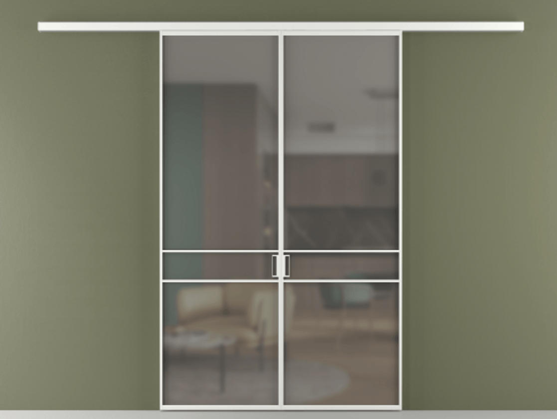 Перегородка Formato вдоль стены 2 створки АЛПР 040.02 Алюминий белоснежный Сатинированное серое стекло, триплекс. Цена 1761480 ₸ 1. Полотно 2 шт. (800/2100 мм)
2. Комплект установки раздвижной системы
3. Базовый комплект фурнитуры
4.Ручка RONDO
. Фабрика дверей Волховец 8 (800) 551 43 19 Перегородка Formato вдоль стены 2 створки АЛПР 040.02 Алюминий белоснежный Сатинированное серое стекло, триплекс Цена 1761480 ₸ | Volhovec