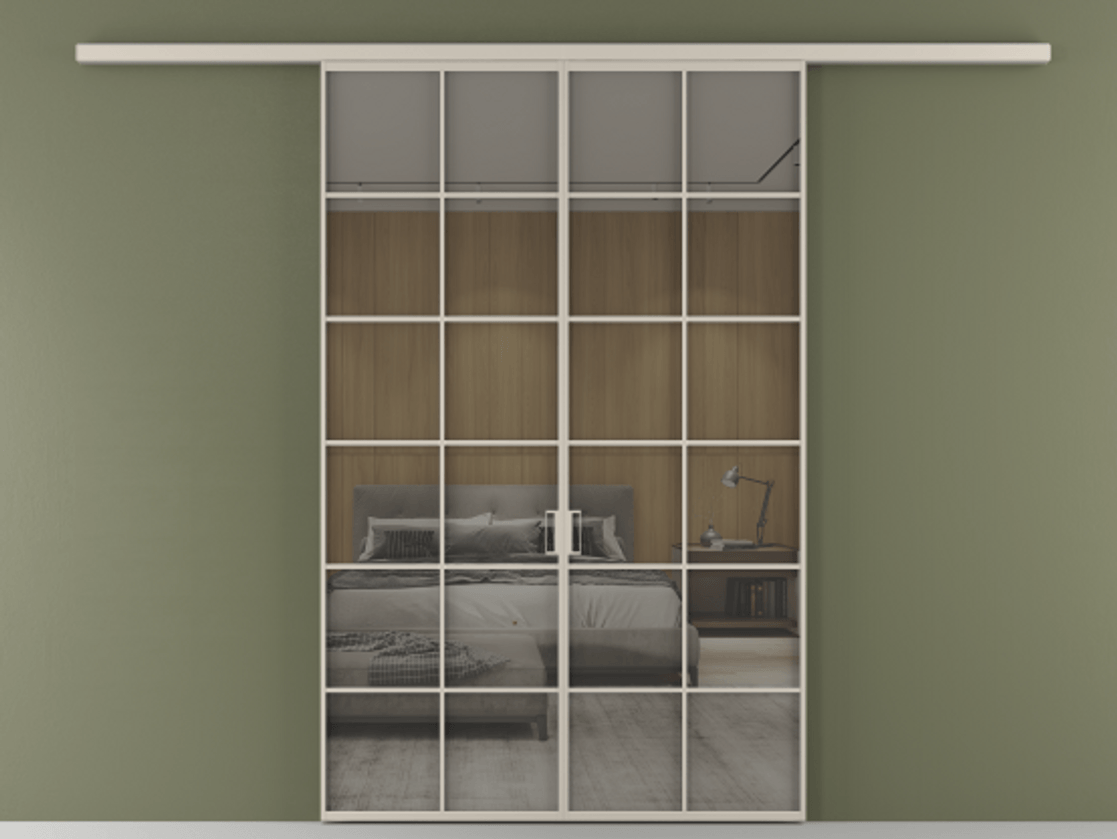 Перегородка Формато вдоль стены 2 створки АЛПР 040.05 Алюминий светло-бежевый Рефлективное серое стекло "Стопсол", калёное. Цена 2000376 ₸ 1. Полотно 2 шт. (800/2100 мм)
2. Комплект установки раздвижной системы
3. Базовый комплект фурнитуры
4.Ручка Рондо. Фабрика дверей Волховец 8 (800) 551 43 19 Перегородка Формато вдоль стены 2 створки АЛПР 040.05 Алюминий светло-бежевый Рефлективное серое стекло "Стопсол", калёное Цена 2000376 ₸ | Volhovec