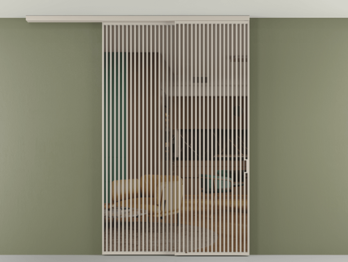 Перегородка Формато вдоль стены на потолок 2 створки с синхронным механизмом АЛПР 040.06 Алюминий светло-бежевый Прозрачное бронзовое стекло, триплекс. Цена 3405447 ₸ 1. Полотно 2 шт. (800/2100 мм)
2. Комплект установки раздвижной системы
3. Базовый комплект фурнитуры
4.Ручка Рондо. Фабрика дверей Волховец 8 (800) 551 43 19 Перегородка Формато вдоль стены на потолок 2 створки с синхронным механизмом АЛПР 040.06 Алюминий светло-бежевый Прозрачное бронзовое стекло, триплекс Цена 3405447 ₸ | Volhovec