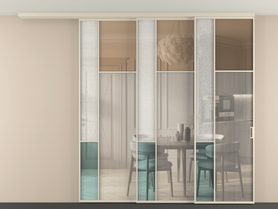 Перегородка Mosaic вдоль стены телескопик синхро 3 АЛПР 041.11 Алюминий бежево-серый Комбинация стекол Группы 1 и Группы 3. Цена 3223100 ₸ . Фабрика дверей Волховец 8 (800) 551 43 19 Перегородка Mosaic вдоль стены телескопик синхро 3 АЛПР 041.11 Алюминий бежево-серый Комбинация стекол Группы 1 и Группы 3 Цена 3223100 ₸ | Volhovec