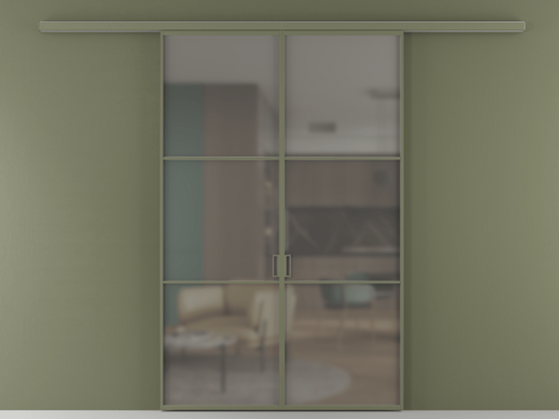 Перегородка Formato вдоль стены 2 створки АЛПР 040.03 Алюминий оливковый тёмный Сатинированное серое стекло, триплекс. Цена 1761480 ₸ 1. Полотно 2 шт. (800/2100 мм)
2. Комплект установки раздвижной системы
3. Базовый комплект фурнитуры
4.Ручка RONDO
. Фабрика дверей Волховец 8 (800) 551 43 19 Перегородка Formato вдоль стены 2 створки АЛПР 040.03 Алюминий оливковый тёмный Сатинированное серое стекло, триплекс Цена 1761480 ₸ | Volhovec