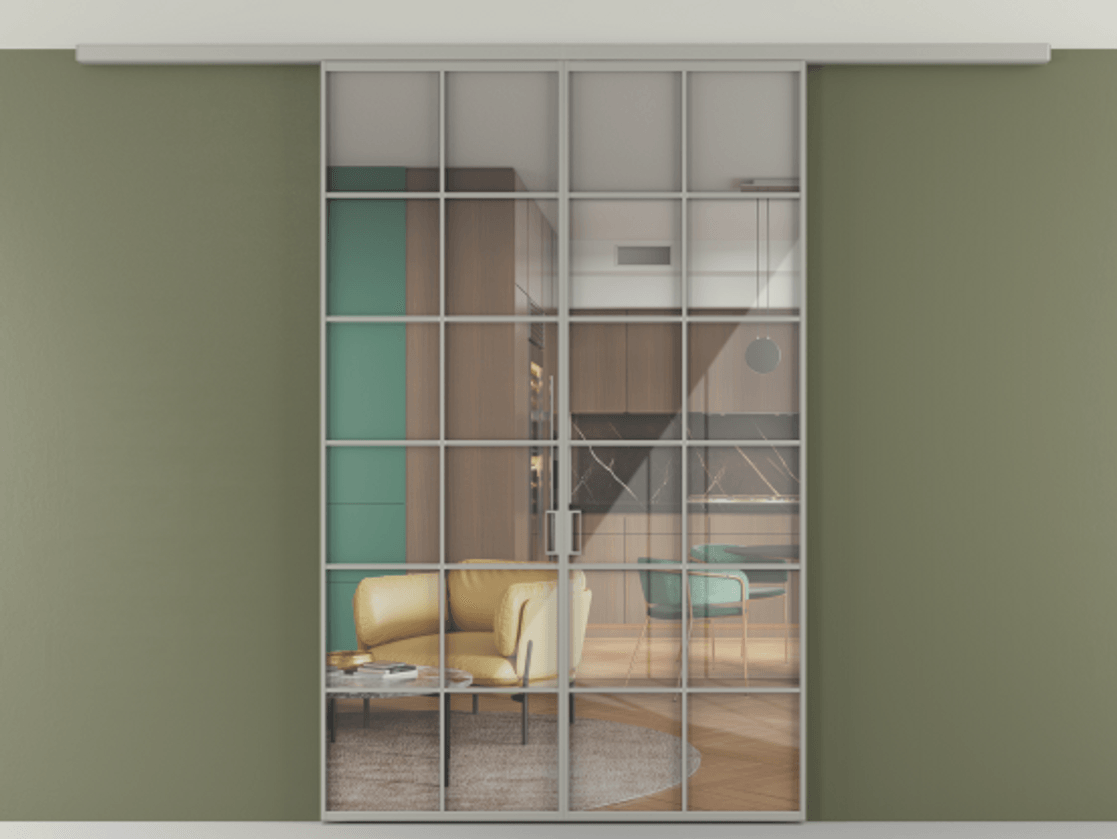 Перегородка Formato вдоль стены на потолок 2 створки АЛПР 040.05 Алюминий нейтральный серый Рефлективное прозрачное стекло "Стопсол", калёное. Цена 1973765 ₸ 1. Полотно 2 шт. (800/2100 мм)
2. Комплект установки раздвижной системы
3. Базовый комплект фурнитуры
4.Ручка RONDO
. Фабрика дверей Волховец 8 (800) 551 43 19 Перегородка Formato вдоль стены на потолок 2 створки АЛПР 040.05 Алюминий нейтральный серый Рефлективное прозрачное стекло "Стопсол", калёное Цена 1973765 ₸ | Volhovec