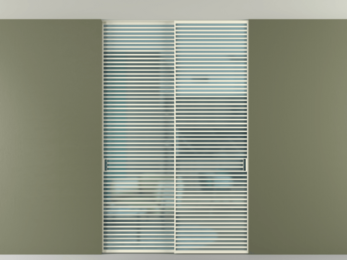 Перегородка Formato внутри проёма скрытое крепление в потолок 2 створки АЛПР 040.07 Алюминий молочно-белый Сатинированное голубое стекло, триплекс. Цена 3098957 ₸ 1. Полотно 2 шт. (800/2100 мм)
2. Комплект установки раздвижной системы
3. Базовый комплект фурнитуры
4. Ручка RONDO. Фабрика дверей Волховец 8 (800) 551 43 19 Перегородка Formato внутри проёма скрытое крепление в потолок 2 створки АЛПР 040.07 Алюминий молочно-белый Сатинированное голубое стекло, триплекс Цена 3098957 ₸ | Volhovec