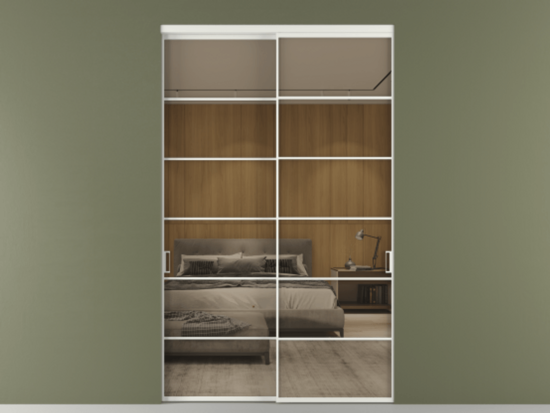 Перегородка Formato внутри проёма 2 створки АЛПР 040.04 Алюминий светло-серый Рефлективное бронзовое стекло "Stopsol", калёное. Цена 3733884 ₸ 1. Полотно 2 шт. (800/2100 мм)
2. Комплект установки раздвижной системы
3. Базовый комплект фурнитуры
4.Ручка RONDO. Фабрика дверей Волховец 8 (800) 551 43 19 Перегородка Formato внутри проёма 2 створки АЛПР 040.04 Алюминий светло-серый Рефлективное бронзовое стекло "Stopsol", калёное Цена 3733884 ₸ | Volhovec