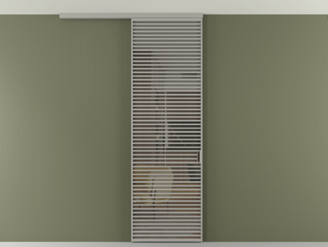 Перегородка Формато вдоль стены на потолок 1 створка АЛПР 040.07 Алюминий нейтральный серый Прозрачное серое стекло, триплекс. Цена 1415444 ₸ 1. Полотно 2 шт. (800/2100 мм)
2. Комплект установки раздвижной системы
3. Базовый комплект фурнитуры
4.Ручка Рондо. Фабрика дверей Волховец 8 (800) 551 43 19 Перегородка Формато вдоль стены на потолок 1 створка АЛПР 040.07 Алюминий нейтральный серый Прозрачное серое стекло, триплекс Цена 1415444 ₸ | Volhovec