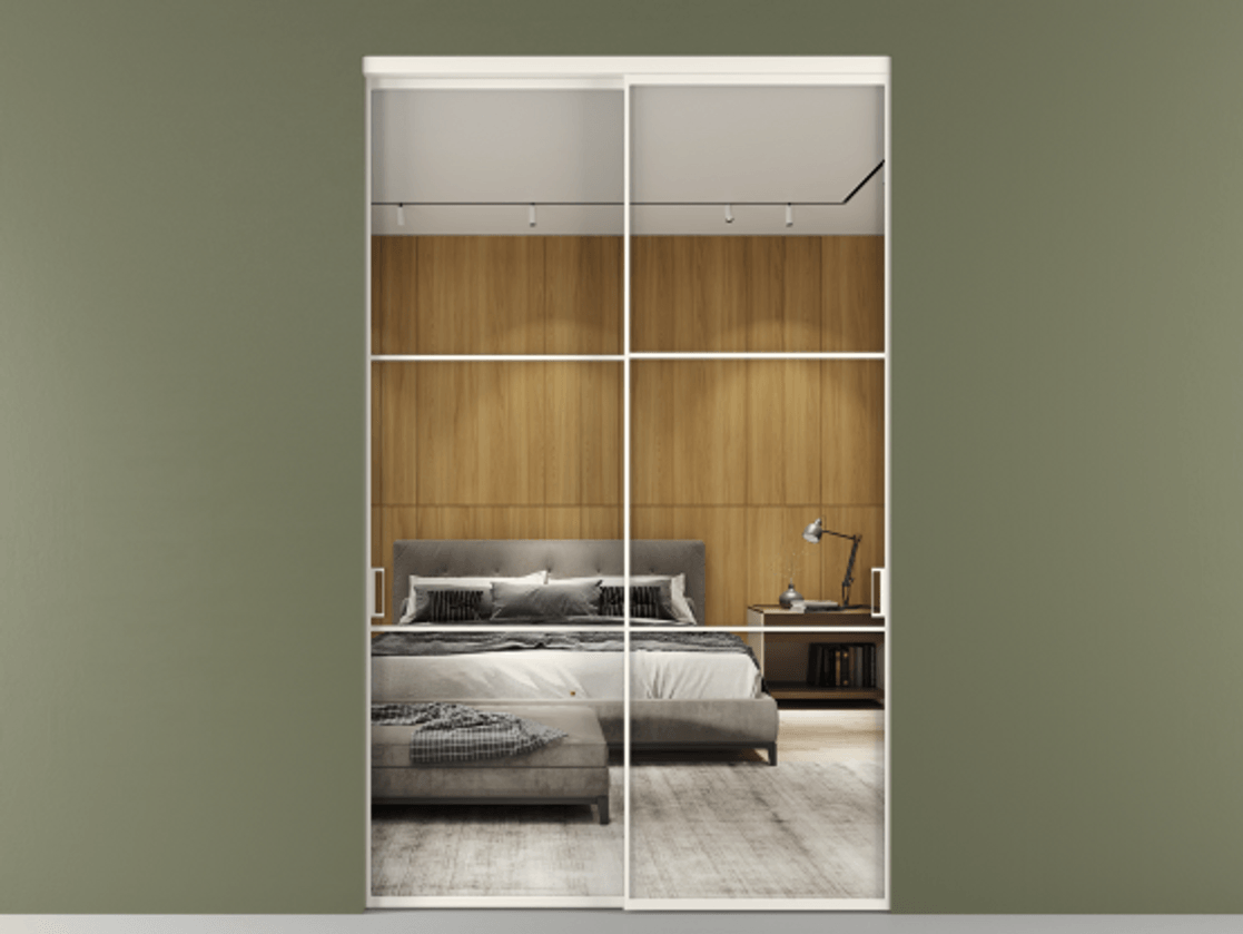 Перегородка Formato внутри проёма 2 створки АЛПР 040.03 Алюминий пудровый белый Двустороннее зеркало, триплекс , триплекс 6 мм. Цена 3494988 ₸ 1. Полотно 2 шт. (800/2100 мм)
2. Комплект установки раздвижной системы
3. Базовый комплект фурнитуры
4.Ручка RONDO. Фабрика дверей Волховец 8 (800) 551 43 19 Перегородка Formato внутри проёма 2 створки АЛПР 040.03 Алюминий пудровый белый Двустороннее зеркало, триплекс , триплекс 6 мм Цена 3494988 ₸ | Volhovec