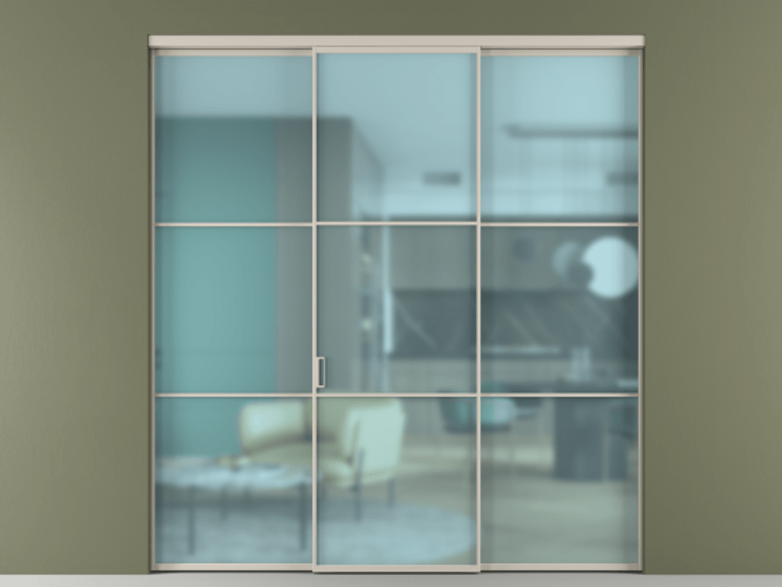 Перегородка Формато внутри проёма 3 створки АЛПР 040.03 Алюминий светло-бежевый Сатинированное голубое стекло, триплекс. Цена 1793799 ₸ 1. Полотно 3 шт. (800/2100 мм)
2. Комплект установки раздвижной системы
3. Базовый комплект фурнитуры
4.Ручка Рондо. Фабрика дверей Волховец 8 (800) 551 43 19 Перегородка Формато внутри проёма 3 створки АЛПР 040.03 Алюминий светло-бежевый Сатинированное голубое стекло, триплекс Цена 1793799 ₸ | Volhovec