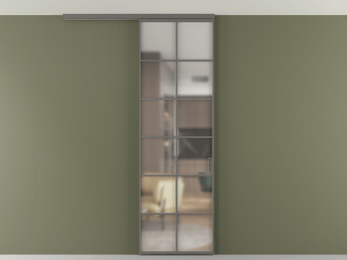 Перегородка Формато вдоль стены на потолок 1 створка АЛПР 040.05 Алюминий классический серый Сатинированное стекло "Мателюкс Кристал Вижн", калёное, матовое, каленое 6 мм. Цена 863745 ₸ 1. Полотно 2 шт. (800/2100 мм)
2. Комплект установки раздвижной системы
3. Базовый комплект фурнитуры
4.Ручка Рондо. Фабрика дверей Волховец 8 (800) 551 43 19 Перегородка Формато вдоль стены на потолок 1 створка АЛПР 040.05 Алюминий классический серый Сатинированное стекло "Мателюкс Кристал Вижн", калёное, матовое, каленое 6 мм Цена 863745 ₸ | Volhovec