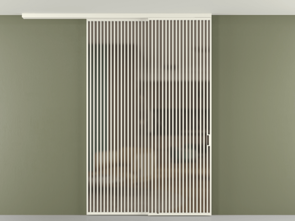 Перегородка Формато вдоль стены на потолок 2 створки с синхронным механизмом АЛПР 040.06 Алюминий жемчужный Сатинированное бронзовое стекло, триплекс. Цена 3405447 ₸ 1. Полотно 2 шт. (800/2100 мм)
2. Комплект установки раздвижной системы
3. Базовый комплект фурнитуры
4.Ручка Рондо. Фабрика дверей Волховец 8 (800) 551 43 19 Перегородка Формато вдоль стены на потолок 2 створки с синхронным механизмом АЛПР 040.06 Алюминий жемчужный Сатинированное бронзовое стекло, триплекс Цена 3405447 ₸ | Volhovec