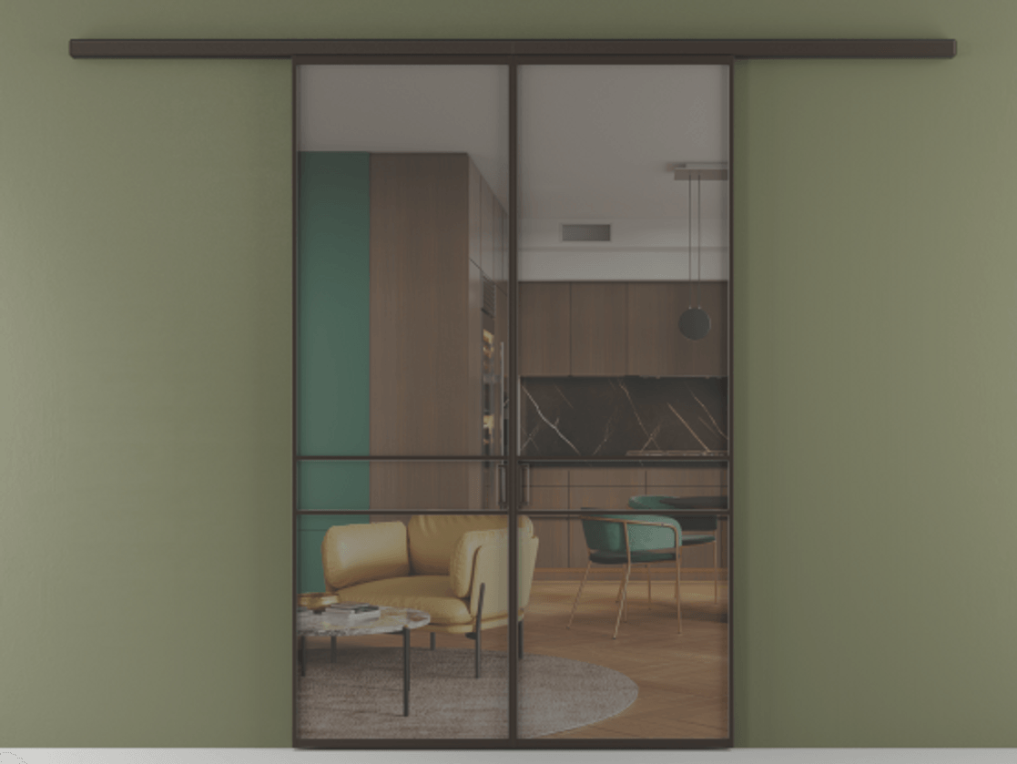 Перегородка Formato вдоль стены 2 створки АЛПР 040.02 Алюминий антрацит Прозрачное серое стекло, триплекс. Цена 1761480 ₸ 1. Полотно 2 шт. (800/2100 мм)
2. Комплект установки раздвижной системы
3. Базовый комплект фурнитуры
4.Ручка RONDO
. Фабрика дверей Волховец 8 (800) 551 43 19 Перегородка Formato вдоль стены 2 створки АЛПР 040.02 Алюминий антрацит Прозрачное серое стекло, триплекс Цена 1761480 ₸ | Volhovec