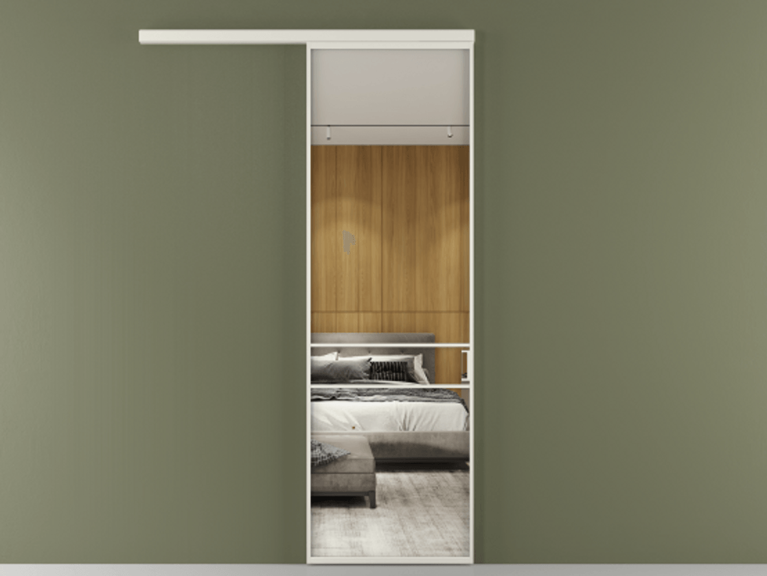 Перегородка Formato вдоль стены одностворчатая #VENDORCODE# #FURNISH# #GLASS# Цена #PRICE# #CURRENCY#  | Volhovec