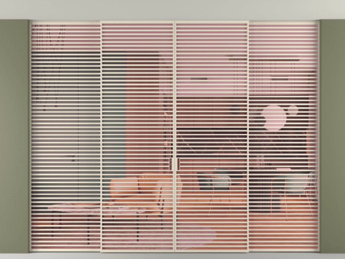 Дверь межкомнатная New Перегородка Formato внутри проёма четырёхстворчатая АЛПР 040.07 Алюминий бежево-серый Прозрачное розовое стекло, триплекс Цена 5614000 1. Полотно 4 шт. (800/2100 мм)
2. Комплект установки раздвижной системы
3. Базовый комплект фурнитуры
4.Ручка RONDO. Фабрика дверей Волховец 8 (800) 551 43 19 Межкомнатная дверь New Перегородка Formato внутри проёма четырёхстворчатая АЛПР 040.07 Алюминий бежево-серый Прозрачное розовое стекло, триплекс Цена 5614000 | Volhovec