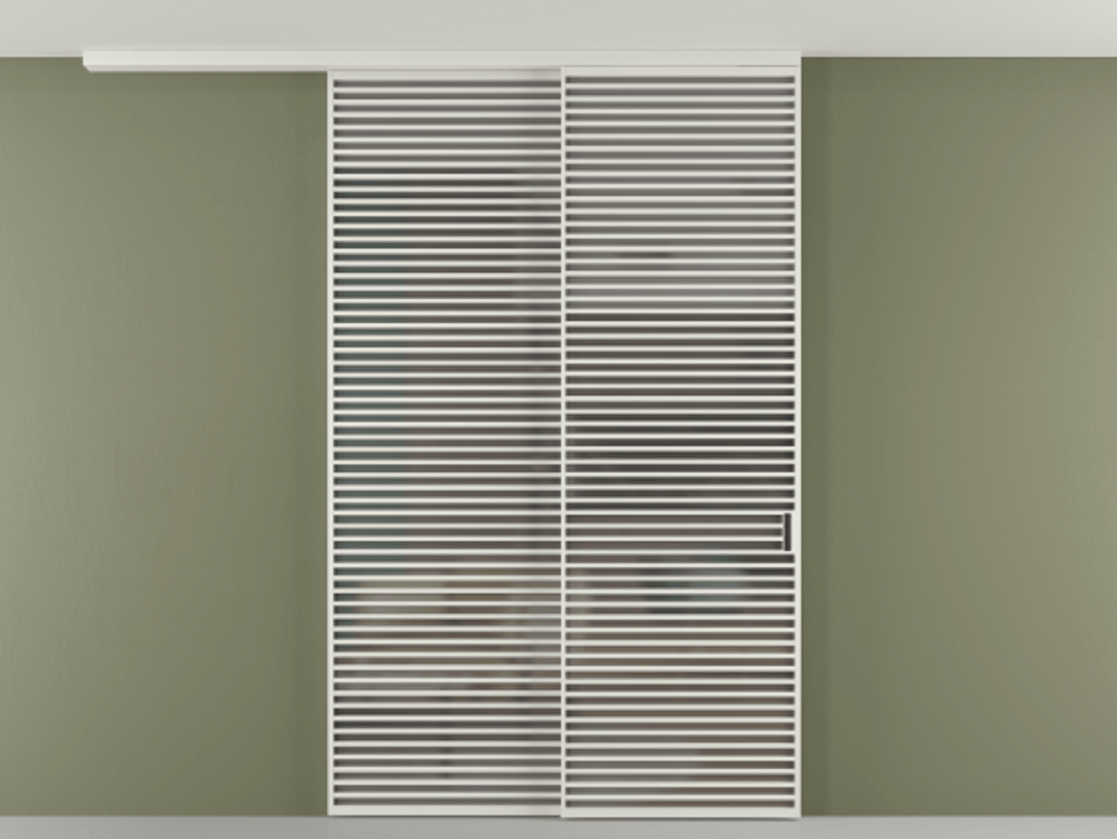 Перегородка Формато вдоль стены на потолок 2 створки с синхронным механизмом АЛПР 040.07 Алюминий серый Сатинированное серое стекло, триплекс. Цена 3405447 ₸ 1. Полотно 2 шт. (800/2100 мм)
2. Комплект установки раздвижной системы
3. Базовый комплект фурнитуры
4.Ручка Рондо. Фабрика дверей Волховец 8 (800) 551 43 19 Перегородка Формато вдоль стены на потолок 2 створки с синхронным механизмом АЛПР 040.07 Алюминий серый Сатинированное серое стекло, триплекс Цена 3405447 ₸ | Volhovec