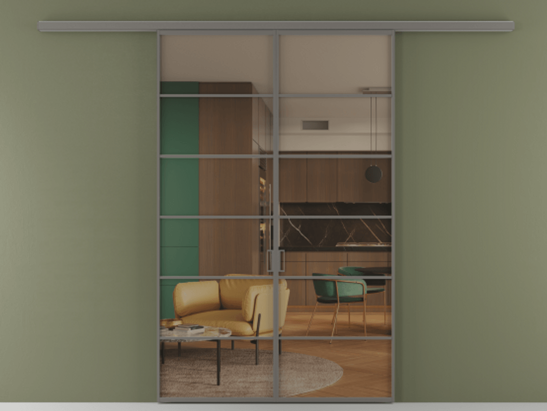 Перегородка Formato вдоль стены 2 створки АЛПР 040.04 Алюминий классический серый Прозрачное бронзовое стекло, триплекс. Цена 1879416 ₸ 1. Полотно 2 шт. (800/2100 мм)
2. Комплект установки раздвижной системы
3. Базовый комплект фурнитуры
4.Ручка RONDO
. Фабрика дверей Волховец 8 (800) 551 43 19 Перегородка Formato вдоль стены 2 створки АЛПР 040.04 Алюминий классический серый Прозрачное бронзовое стекло, триплекс Цена 1879416 ₸ | Volhovec