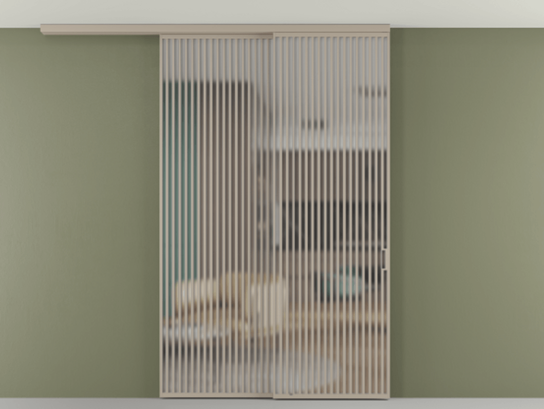 Перегородка Формато вдоль стены на потолок 2 створки с синхронным механизмом АЛПР 040.06 Алюминий бисквитный Сатинированное стекло "Мателюкс Кристал Вижн", калёное, матовое, каленое 6 мм. Цена 3502215 ₸ 1. Полотно 2 шт. (800/2100 мм)
2. Комплект установки раздвижной системы
3. Базовый комплект фурнитуры
4.Ручка Рондо. Фабрика дверей Волховец 8 (800) 551 43 19 Перегородка Формато вдоль стены на потолок 2 створки с синхронным механизмом АЛПР 040.06 Алюминий бисквитный Сатинированное стекло "Мателюкс Кристал Вижн", калёное, матовое, каленое 6 мм Цена 3502215 ₸ | Volhovec