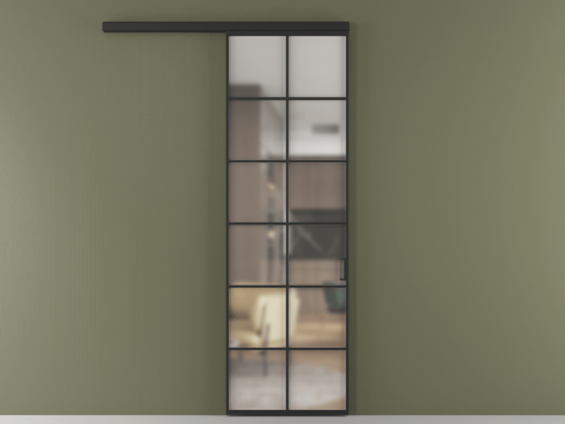 Перегородка Formato вдоль стены одностворчатая #VENDORCODE# #FURNISH# #GLASS# Цена #PRICE# #CURRENCY#  | Volhovec