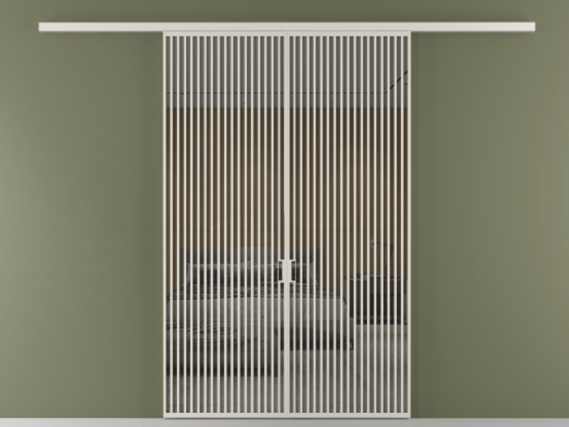 Перегородка Formato вдоль стены 2 створки АЛПР 040.06 Алюминий облачно-серый Рефлективное серое стекло "Stopsol", калёное. Цена 3364200 ₸ 1. Полотно 2 шт. (800/2100 мм)
2. Комплект установки раздвижной системы
3. Базовый комплект фурнитуры
4.Ручка RONDO
. Фабрика дверей Волховец 8 (800) 551 43 19 Перегородка Formato вдоль стены 2 створки АЛПР 040.06 Алюминий облачно-серый Рефлективное серое стекло "Stopsol", калёное Цена 3364200 ₸ | Volhovec