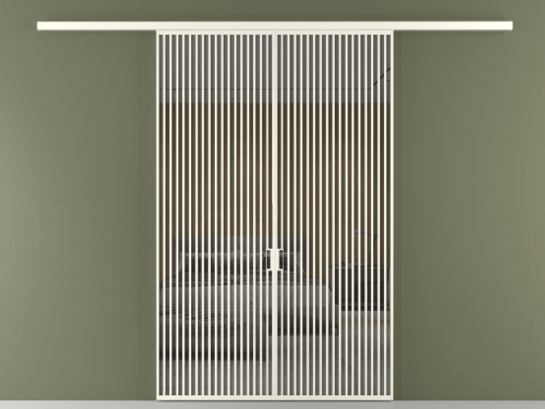 Перегородка Formato вдоль стены 2 створки АЛПР 040.06 Алюминий жемчужный Рефлективное серое стекло "Stopsol", калёное. Цена 2776800 ₸ 1. Полотно 2 шт. (800/2100 мм)
2. Комплект установки раздвижной системы
3. Базовый комплект фурнитуры
4.Ручка RONDO
. Фабрика дверей Волховец 8 (800) 551 43 19 Перегородка Formato вдоль стены 2 створки АЛПР 040.06 Алюминий жемчужный Рефлективное серое стекло "Stopsol", калёное Цена 2776800 ₸ | Volhovec