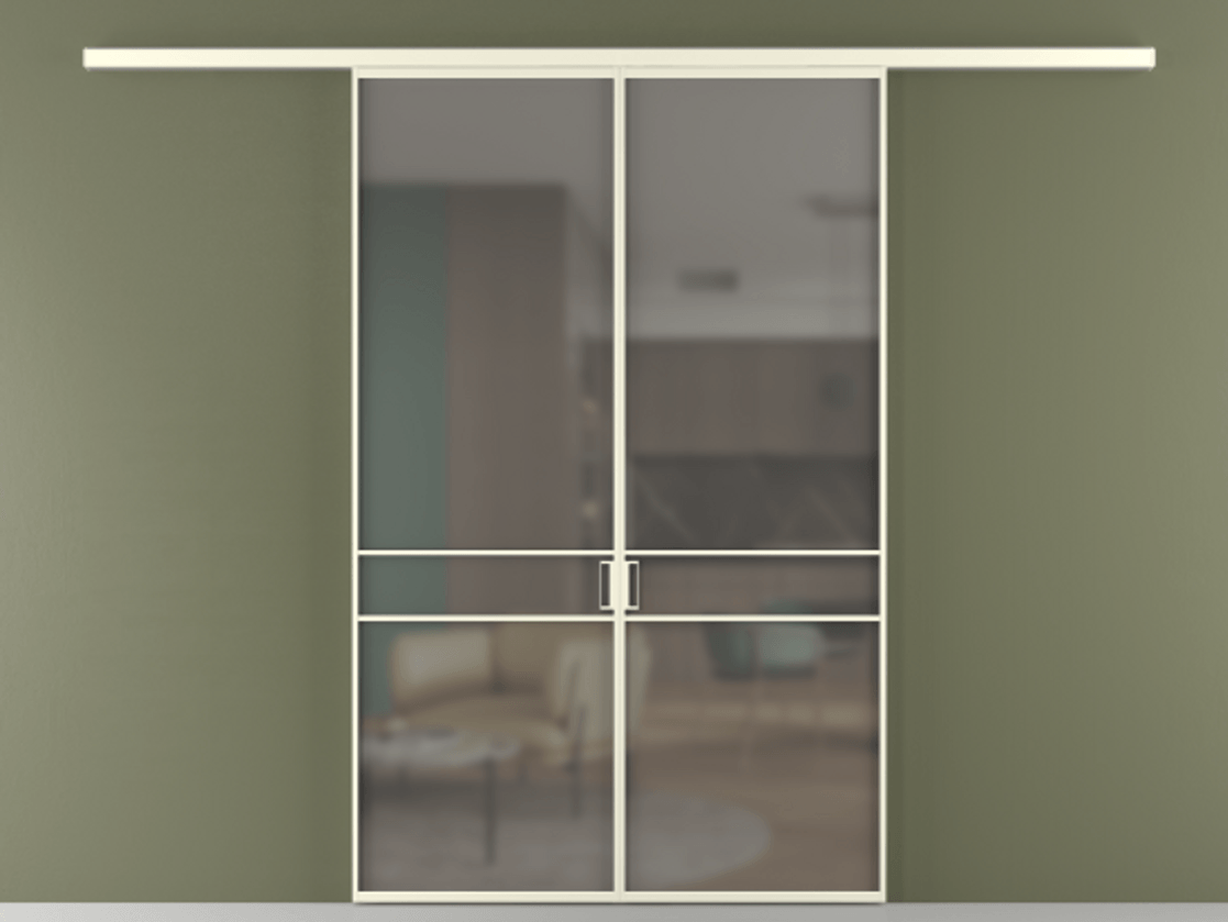 Перегородка Formato вдоль стены 2 створки АЛПР 040.02 Алюминий молочно-белый Сатинированное серое стекло, триплекс. Цена 1266470 ₸ 1. Полотно 2 шт. (800/2100 мм)
2. Комплект установки раздвижной системы
3. Базовый комплект фурнитуры
4.Ручка RONDO
. Фабрика дверей Волховец 8 (800) 551 43 19 Перегородка Formato вдоль стены 2 створки АЛПР 040.02 Алюминий молочно-белый Сатинированное серое стекло, триплекс Цена 1266470 ₸ | Volhovec